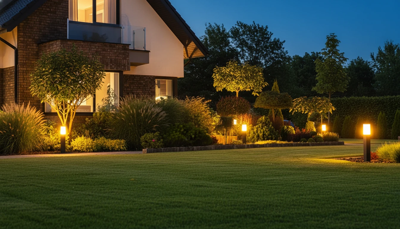 GlowNest outdoor LED and solar lighting for Indian homes